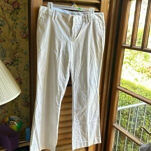 Banana republic size 10 white pants